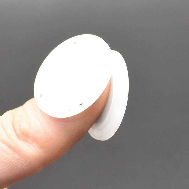 Magerial 41L Magnetic Coat Buttons 26mm/1â€ Invisible Hidden Sewing Button Nylon with Magnets Inside for Coat Jacket Suitcase Bag Windbreaker Pajamas FBM Shipment 6pcs (26mm, White) - Image 4